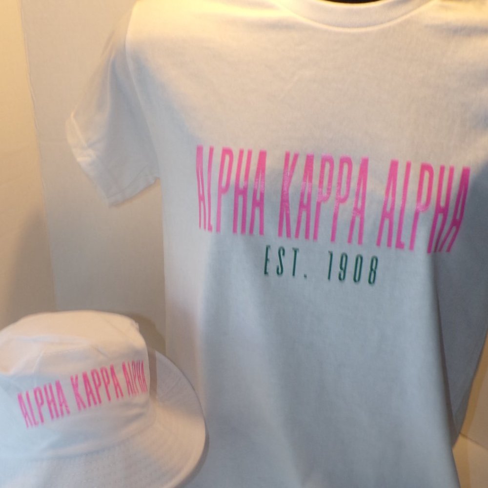 AKA SKINNY Classic Tee and Bucket Hat set
